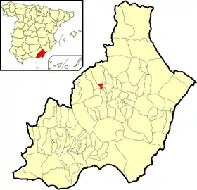 Localisation de Armuña de Almanzora