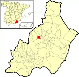 Localisation de Bayarque
