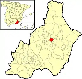 Localisation de Líjar