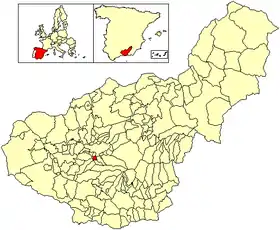 Localisation de Ogíjares