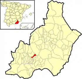Localisation de Santa Cruz de Marchena