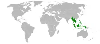 Carte des pays du Sud-Est asiatique