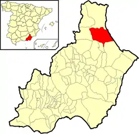 Localisation de Vélez-Rubio