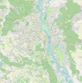 Voir sur la carte administrative de Kiev