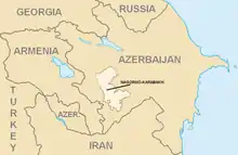 Description de l'image Location Nagorno-Karabakh.png.