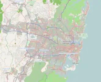 Voir sur la carte administrative de Sydney