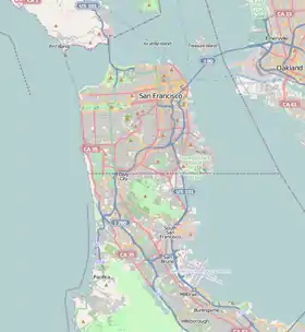 Voir sur la carte administrative de San Francisco