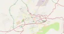 Plan de la ville de Tlemcen et son agglomération.