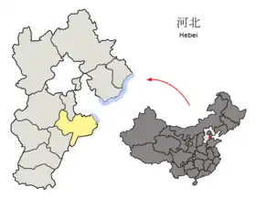 Localisation de Cangzhou