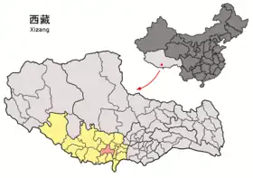 Localisation de Sàjiā Xiàn