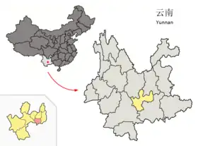 Localisation de Tōnghǎi Xiàn