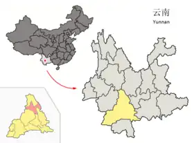 Xian autonome yi, hani et lahu de Zhenyuan