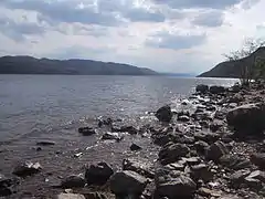 Le loch Ness vu du sud en mai 2006.