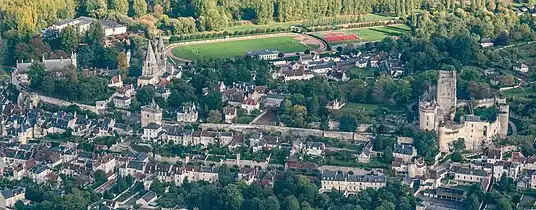 a cité fortifiée, côté nord.