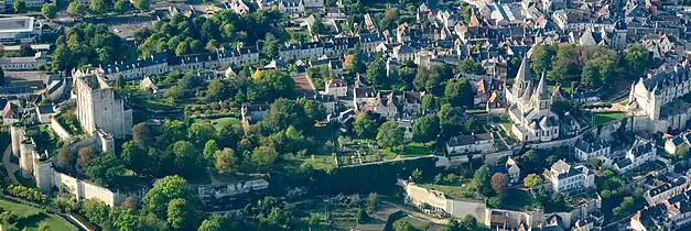 La cité fortifiée, côté sud.