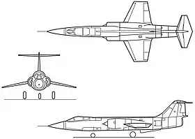 vue en plan de l’avion