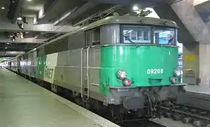 BB 9208 à Paris-Montparnasse.