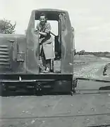 En 1950, une veuve d'ardoisier est autorisée à conduire des wagonnets.