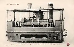 Locomotive à vapeur bicabine type 030 SLM