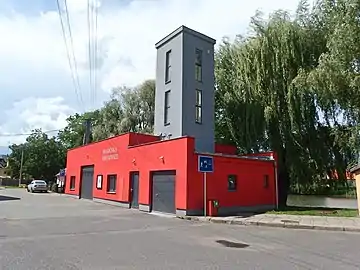 Caserne des pompiers à Loděnice.