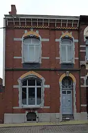 Maison Art nouveau par Lefèvre-Bougé à la rue François.