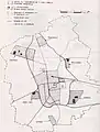 Zones industrielles de Łódź vers 1980.