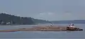 Log Boom, dans la baie de Skagit, Puget Sound, Oregon.