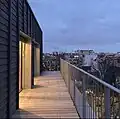 Vue sur Paris du dernier étage