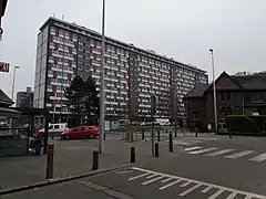 Immeuble à logements sociaux à Angleur (section de Liège), Belgique.