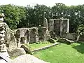 Ruines du logis.