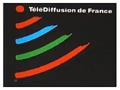 Logo de Télédiffusion de France du 8 juin 1987 à janvier 2001.