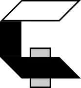 Ancien logo du projet « Canal 4 » en 1982.