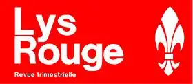 Logo de la revue Lys rouge.