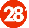 Logo de 28 minutes depuis le 31 août 2015.