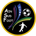 Logo jusqu'en 2019dans lequel les couleurs des quatre clubs fondateurs apparaissent.