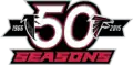 Logo commémoratif des 50 ans de la franchise en 2015.