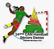 Description de l'image Logo CAN Handball Seniors Dames 2021.jpeg.