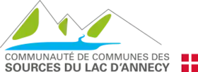 Blason de Communauté de communes des Sources du Lac d'Annecy