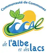 Blason de Communauté de communes de l'Albe et des Lacs