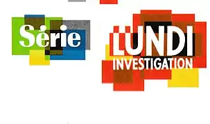 Logo de l'émission Lundi Investigation et des programmes Séries sur Canal+ de 2003 à 2009.