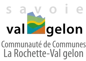 Blason de Communauté de communes la Rochette - Val Gelon