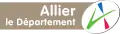 Logo du conseil général puis départemental de l'Allier de septembre 2013 à avril 2022.