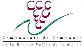 Blason de Communauté de communes de la Grande Vallée de la Marne