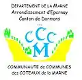 Blason de Communauté de communes des Coteaux de la Marne