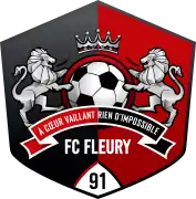 Logo du FC Fleury 91, club de la banlieue sud de Paris, en National 2