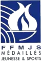 Logo intitulé "FFMJS - Médailles Jeunesse & Sports"