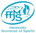 Logo intitulé "FFMJS - Médailles Jeunesse et Sports"