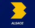 Ancien logo de FR3 Alsace du 6 mai 1986 au 22 novembre 1987.