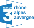 Ancien logo de France 3 Rhône-Alpes Auvergne du 7 janvier 2002 au 6 avril 2008.