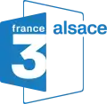 Ancien logo de France 3 Alsace du 7 janvier 2002 au 6 avril 2008.